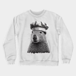 Capybara cook Crewneck Sweatshirt